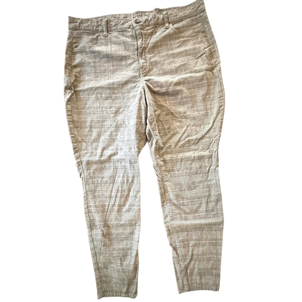 American Eagle Outfitters Light Beige Striped Jeggings